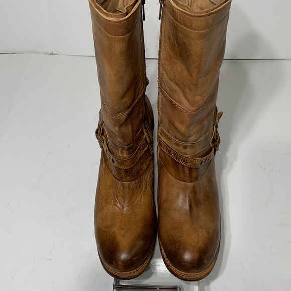 Bed Stu boot golden tan distressed wrapped - Picture 12 of 16